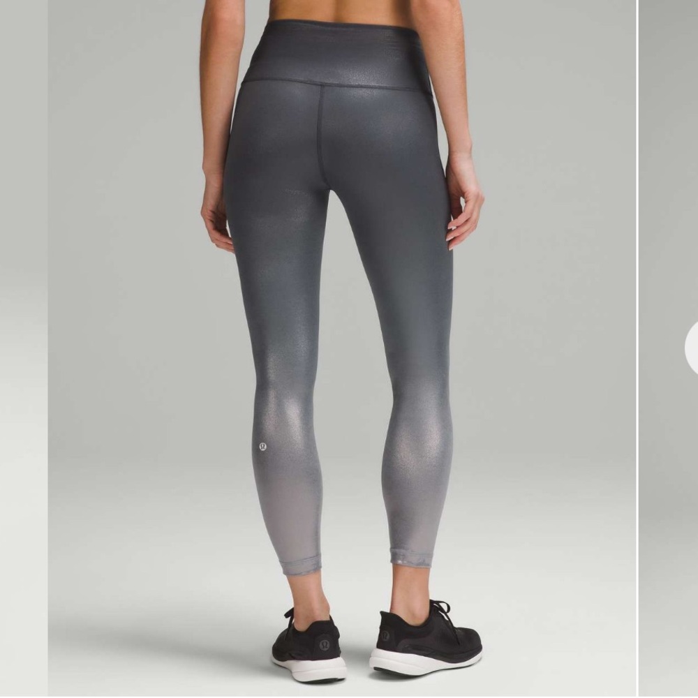 NWT Lululemon Wunder Train HR Foil 25” sz 2